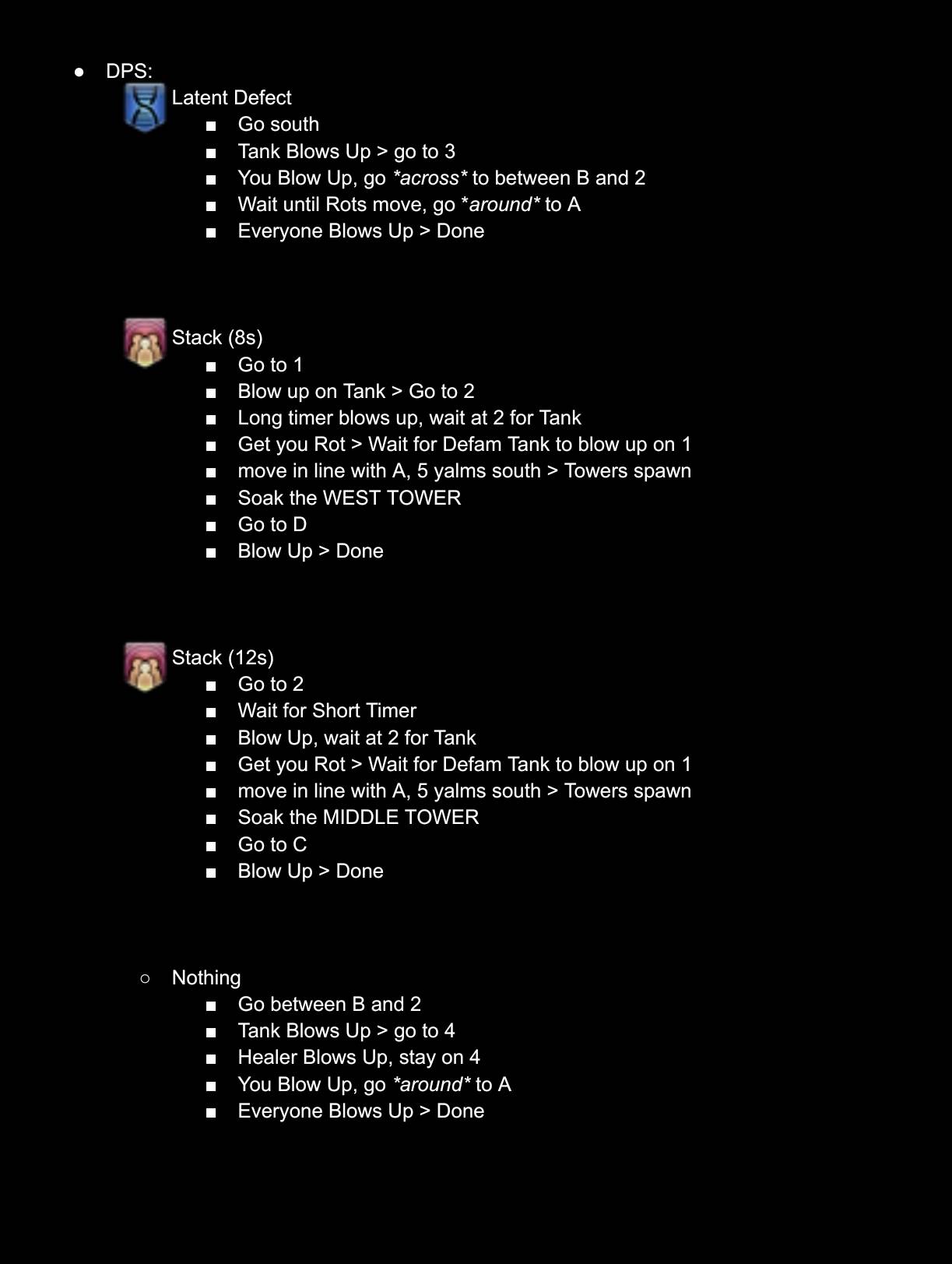 O12S Hello World DPS strategy diagram